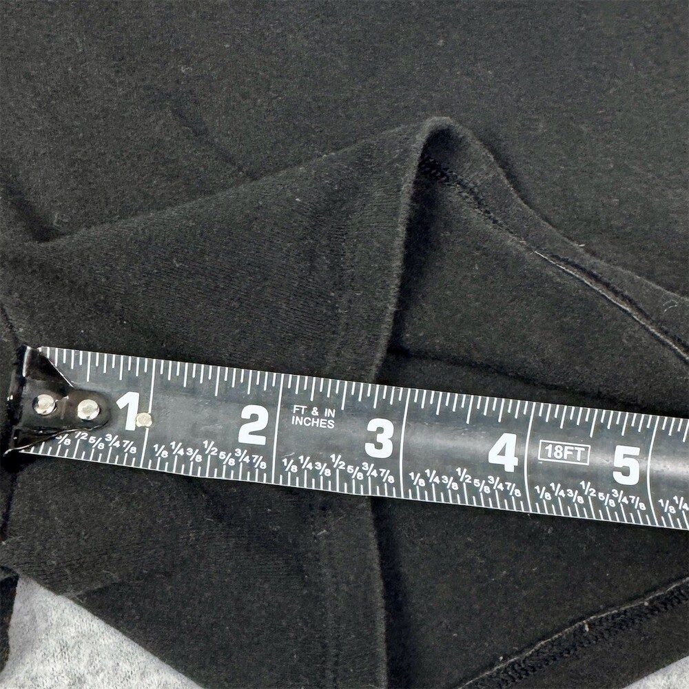 PINK Yoga Shorts Womens Size S Black Galaxy Foldover Waistband Stretch - Picture 8 of 8